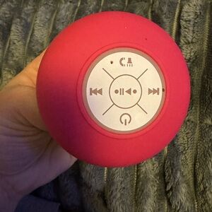 Portable Pink Bluetooth Speaker